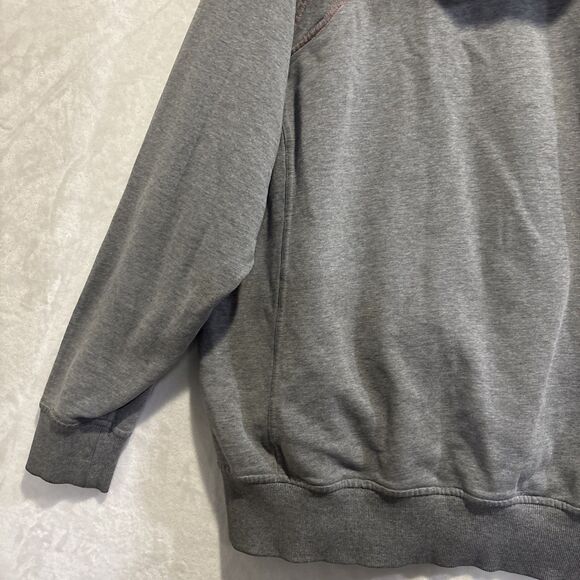 Nike Team Syracuse Lacrosse Hoodie Sweatshirt Men's Size XXL Grey Orange - Picture 11 of 16